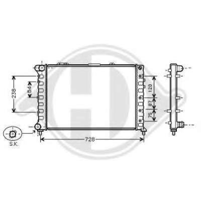 Радиатор, охлаждение двигателя