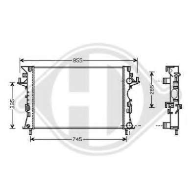 Радиатор, охлаждение двигателя