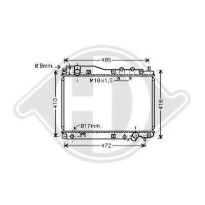 Радиатор, охлаждение двигателя