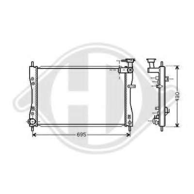 Радиатор, охлаждение двигателя