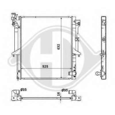 Радиатор, охлаждение двигателя