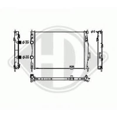 Радиатор, охлаждение двигателя