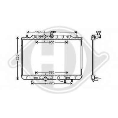 Радиатор, охлаждение двигателя