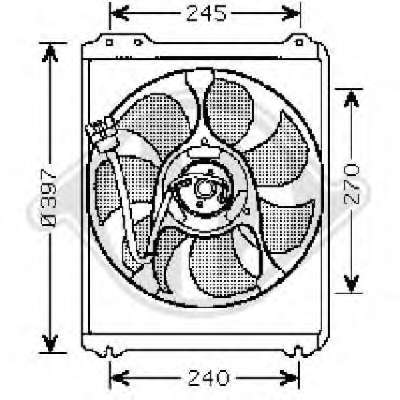 Вентилятор, охлаждение двигателя