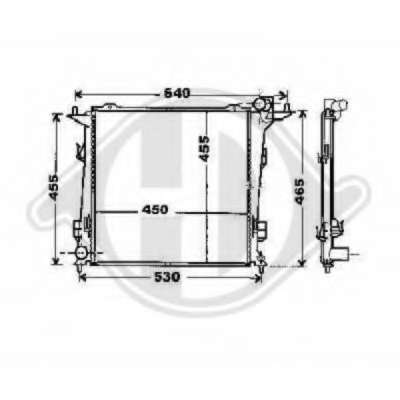Радиатор, охлаждение двигателя