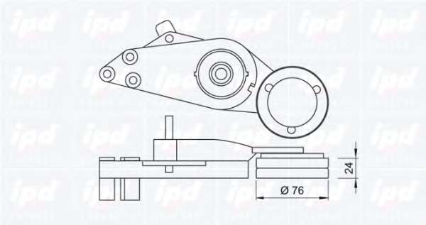 Натяжная планка, поликлиновой ремень