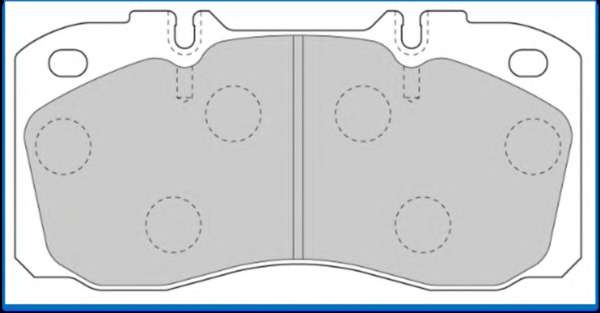Комплект тормозных колодок, дисковый тормоз