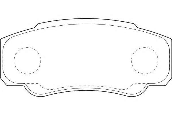 Комплект тормозных колодок, дисковый тормоз
