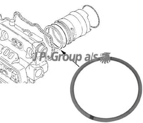 Прокладка, гильза цилиндра