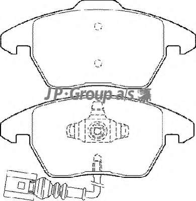 Комплект тормозных колодок, дисковый тормоз