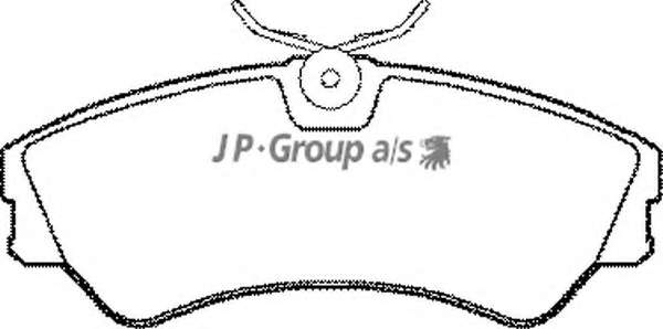 Комплект тормозных колодок, дисковый тормоз