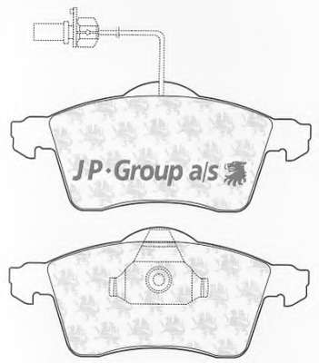 Комплект тормозных колодок, дисковый тормоз