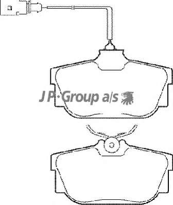 Комплект тормозных колодок, дисковый тормоз