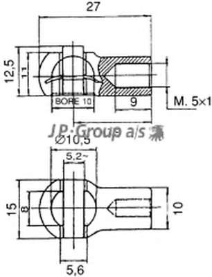 Газовая пружина, крышка багажник