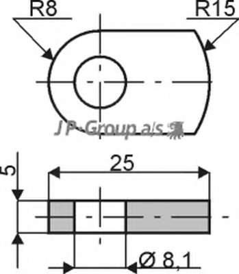 Газовая пружина, крышка багажник