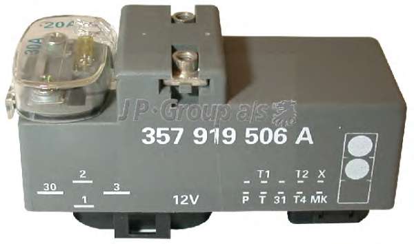 Блок управления, эл. вентилятор (охлаждение двигателя)