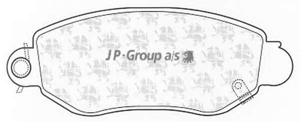 Комплект тормозных колодок, дисковый тормоз