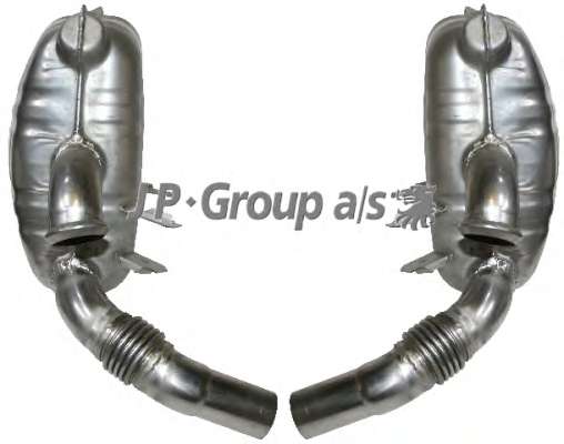 Глушитель выхлопных газов конечный