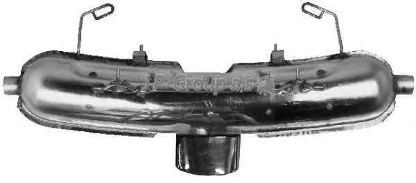 Глушитель выхлопных газов конечный