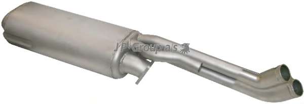 Глушитель выхлопных газов конечный