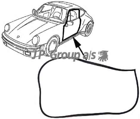 Уплотнение двери