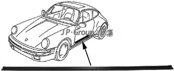Облицовка / защитная накладка, дверь