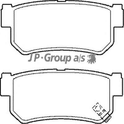 Комплект тормозных колодок, дисковый тормоз
