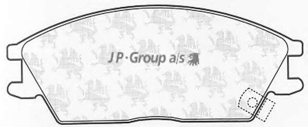 Комплект тормозных колодок, дисковый тормоз