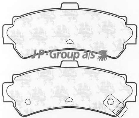 Комплект тормозных колодок, дисковый тормоз