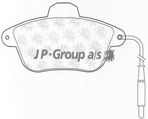 Комплект тормозных колодок, дисковый тормоз