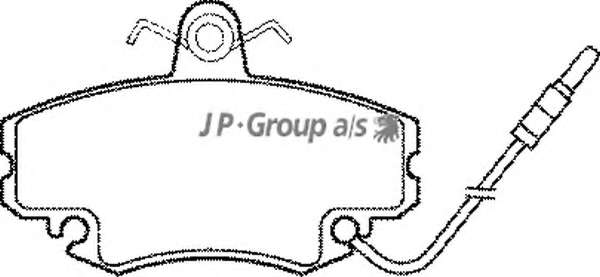 Комплект тормозных колодок, дисковый тормоз