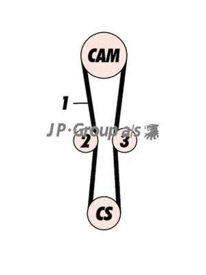 Комплект ремня ГРМ