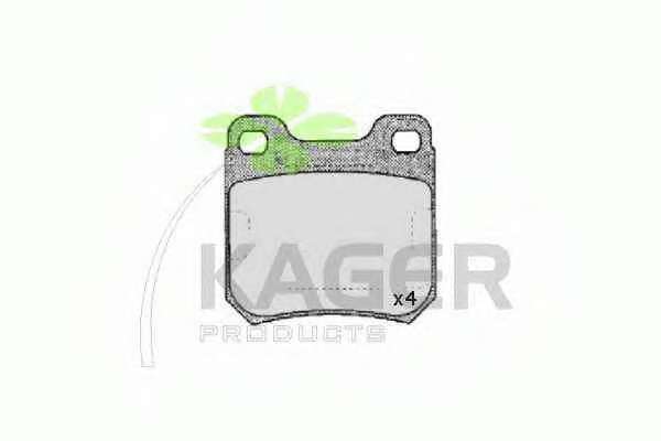 Комплект тормозных колодок, дисковый тормоз