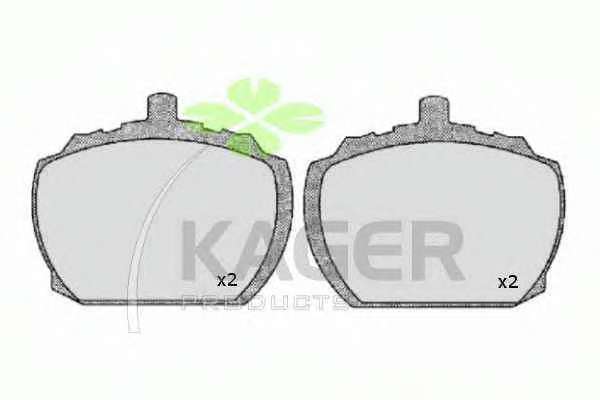 Комплект тормозных колодок, дисковый тормоз