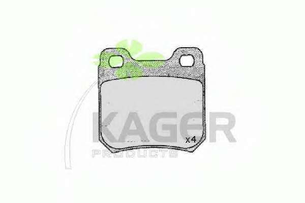 Комплект тормозных колодок, дисковый тормоз