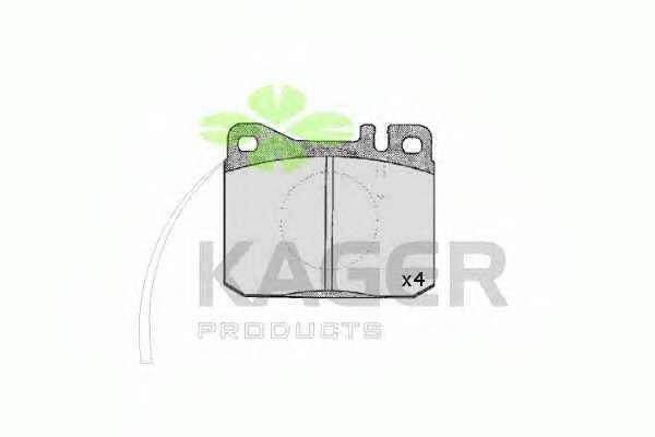 Комплект тормозных колодок, дисковый тормоз