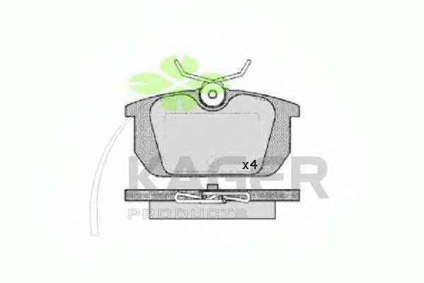 Комплект тормозных колодок, дисковый тормоз