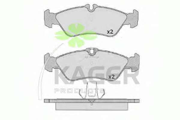 Комплект тормозных колодок, дисковый тормоз