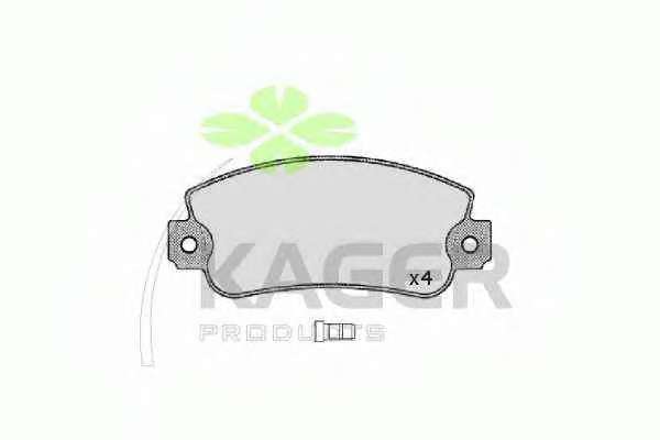 Комплект тормозных колодок, дисковый тормоз