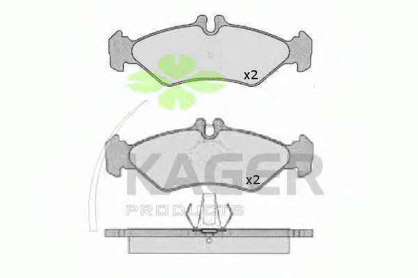 Комплект тормозных колодок, дисковый тормоз