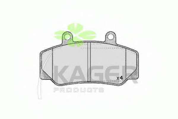 Комплект тормозных колодок, дисковый тормоз