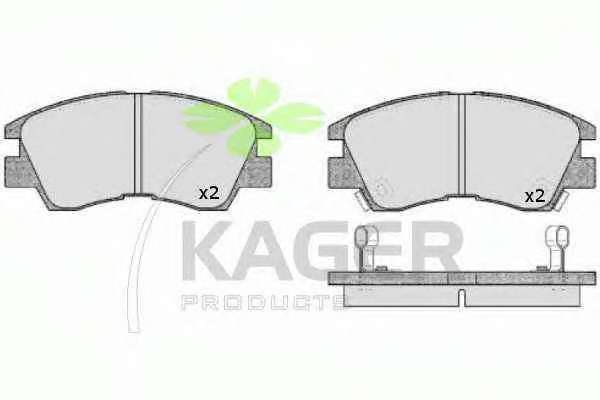 Комплект тормозных колодок, дисковый тормоз