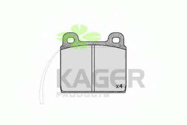 Комплект тормозных колодок, дисковый тормоз