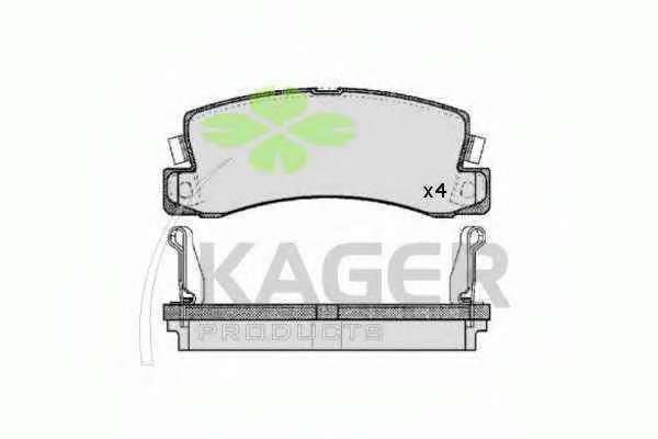 Комплект тормозных колодок, дисковый тормоз