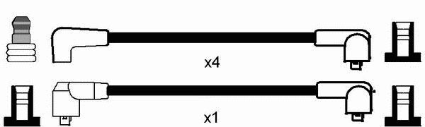 Комплект проводів високої напруги