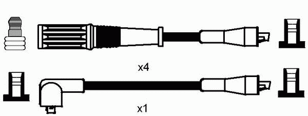 Комплект проводов зажигания