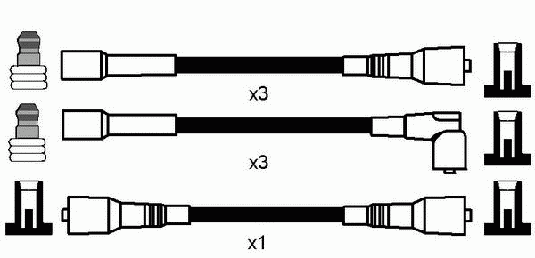 Комплект проводов зажигания