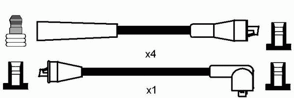 Комплект проводов зажигания