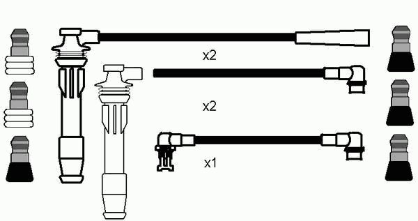 Комплект проводов зажигания