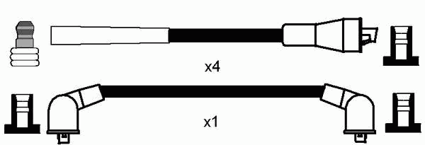 Комплект проводов зажигания